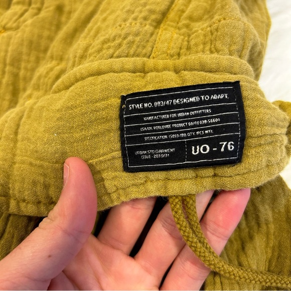 Urban Outfitters Green Cotton Pants Size Medium - Picture 5 of 13